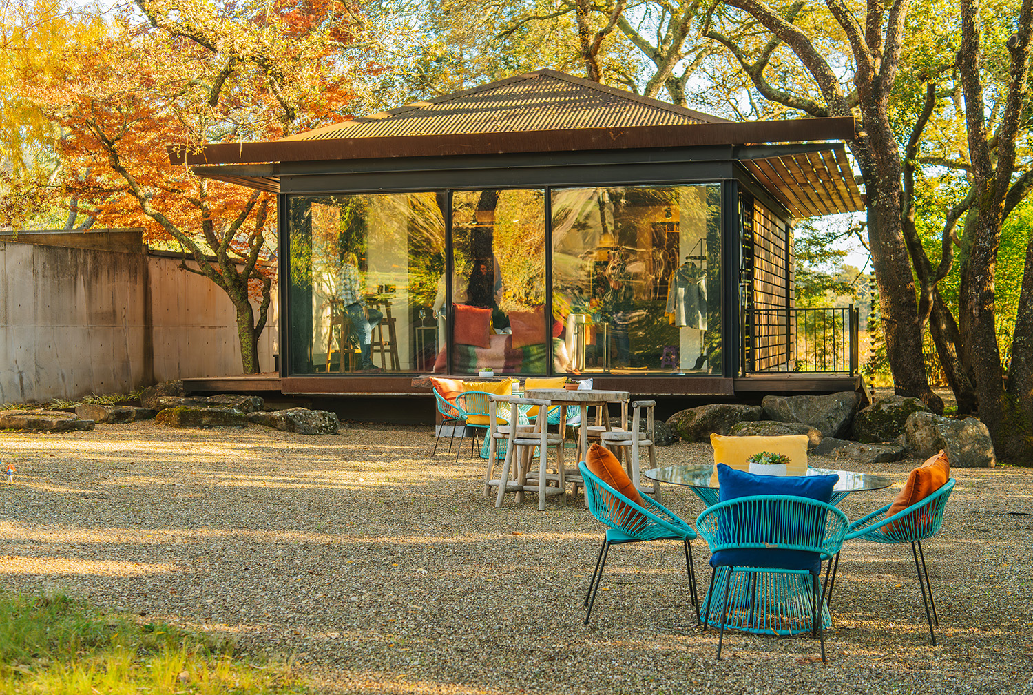 The Crossroads House is in the heart of Napa Valley and allows guests to enjoy the Crossroads by Rudd wines in a dedicated space for the first time.